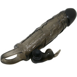 Baile - Couvre-Pénis Brave Man Avec Lapin Noir 16.5 Cm